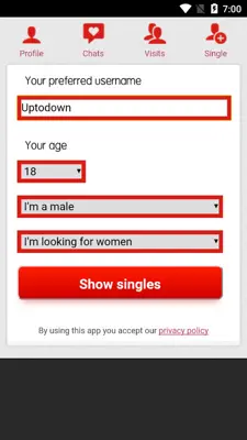 Free Dating App & Flirt Chat android App screenshot 0